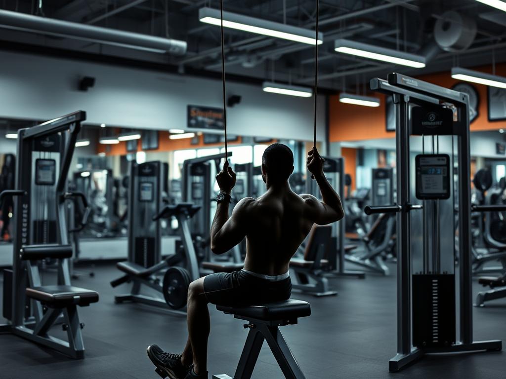 Back Workout Using Cables